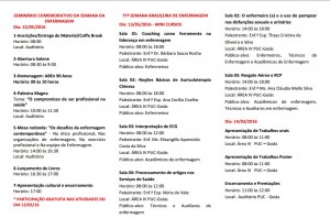 Semana Brasileira de Enfermagem Verso