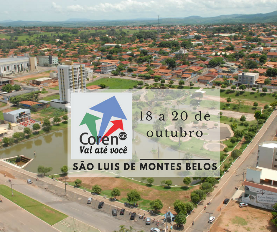 São Luís de Montes Belos Goiás fonte: www.corengo.org.br